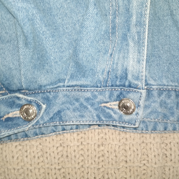 Pleated jean shorts - Picture 2 of 5